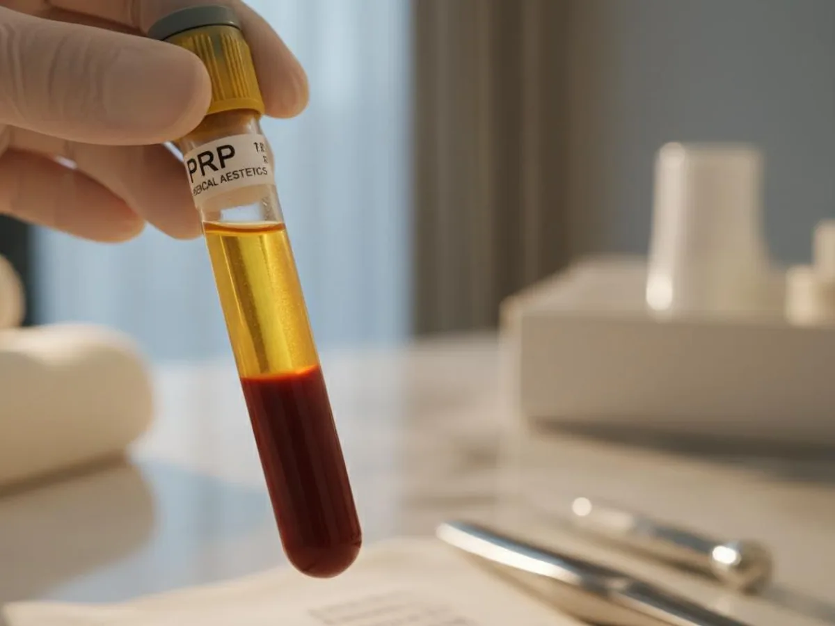 PRP preparation before scalp treatment